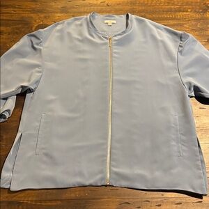 Halston Heritage Light Blue Oversized Jacket